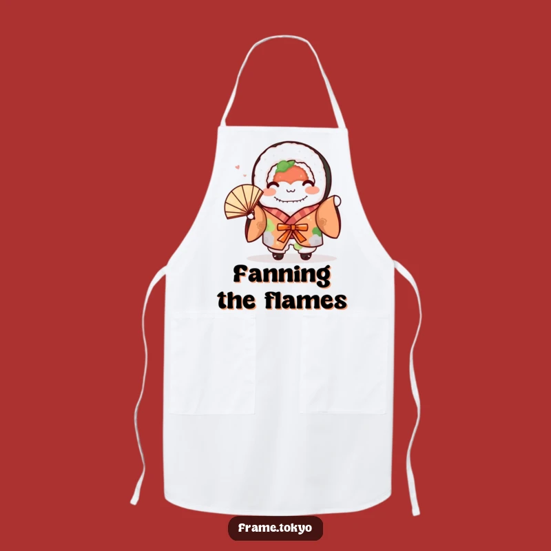 Funny Sushi Roll Kimono Apron: Chef Fun & Festive Kitchen Style!