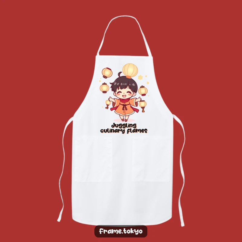 Funny Tiny Juggler Apron: Whimsical Kitchen Gear for Enthusiasts