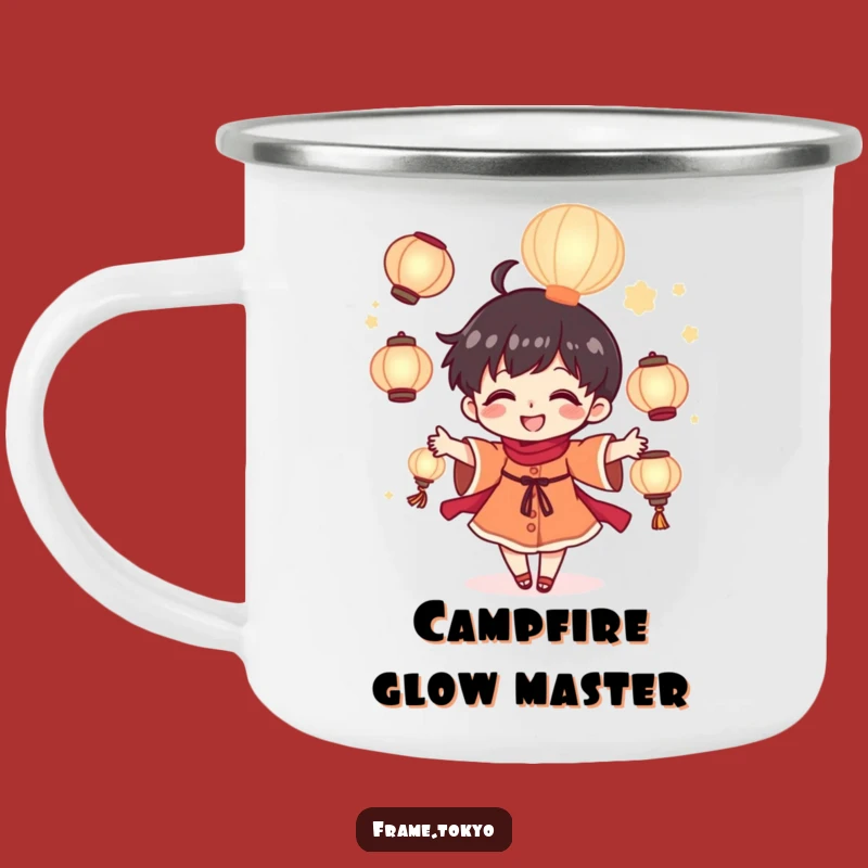 Funny Tiny Juggler Camping Mug: Magical Outdoor Companion for Adventurers