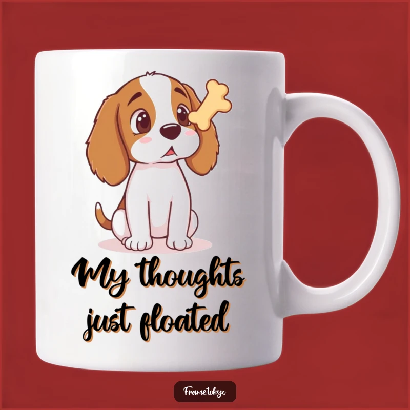 Funny Surprised Spaniel Mug: A Hilarious Treat Moment for Dog Lovers