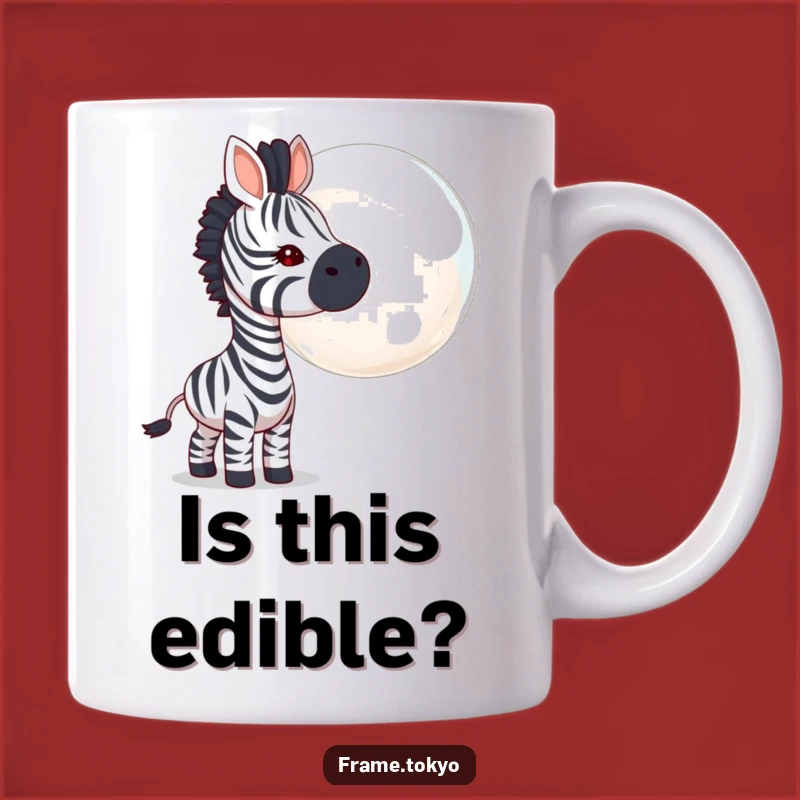Funny Zebra Sniffing Bubble Mug: A Hilarious and Curious Gift for Animal Lovers