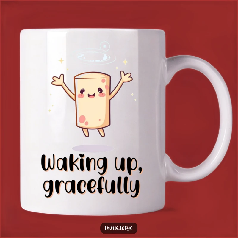 Funny Spinning Character Mug: Sparkle Halo, Perfect Gift for Dazzling Personalities