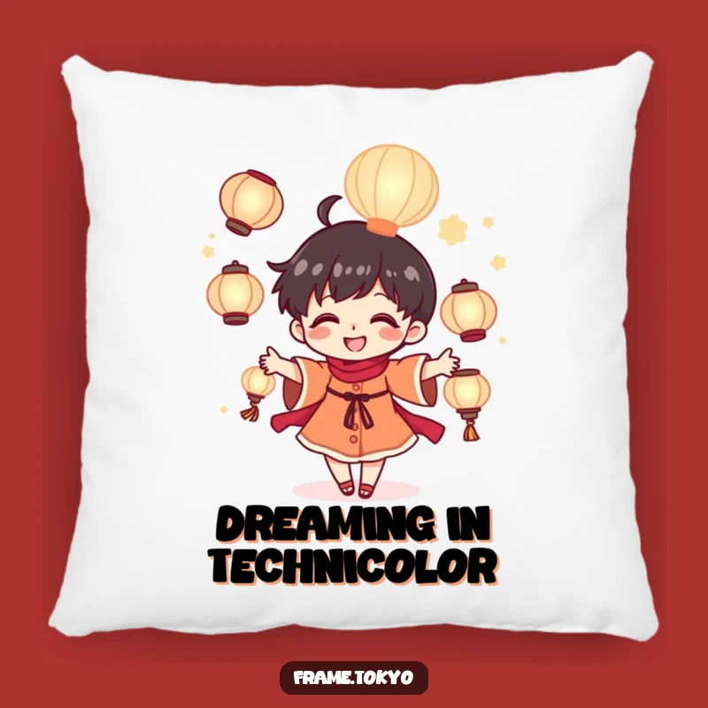 Funny Tiny Juggler Pillow: Cozy & Enchanting Accent for Any Room