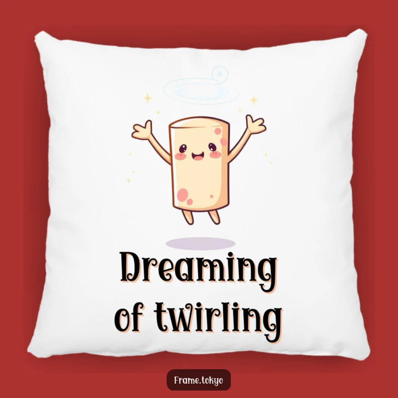 Cozy Funny Spinning Pillow: Sparkle Hug, Hilarious Gift for Dreamers