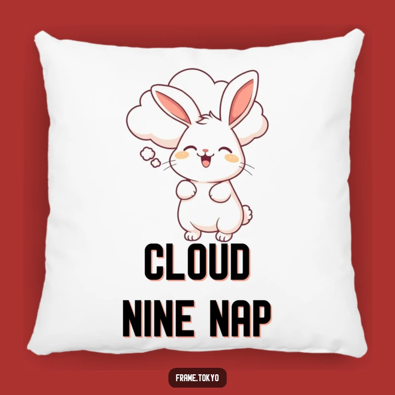 Funny Rabbit Cloud Float Pillow - Soft & Whimsical Accent for Cozy Naps