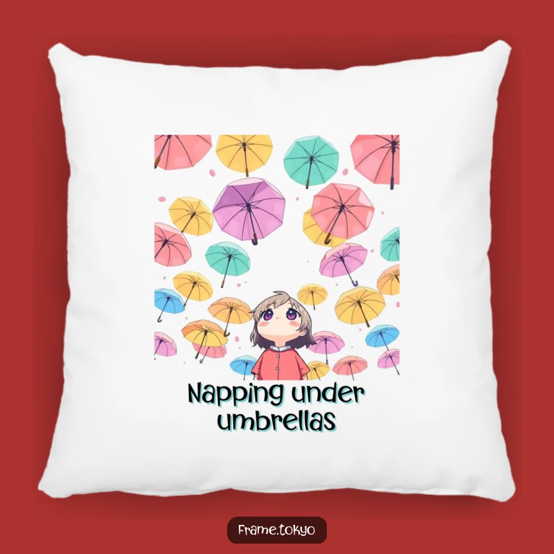 Funny Wonder Umbrella Sky Pillow: Cozy Whimsical Accent