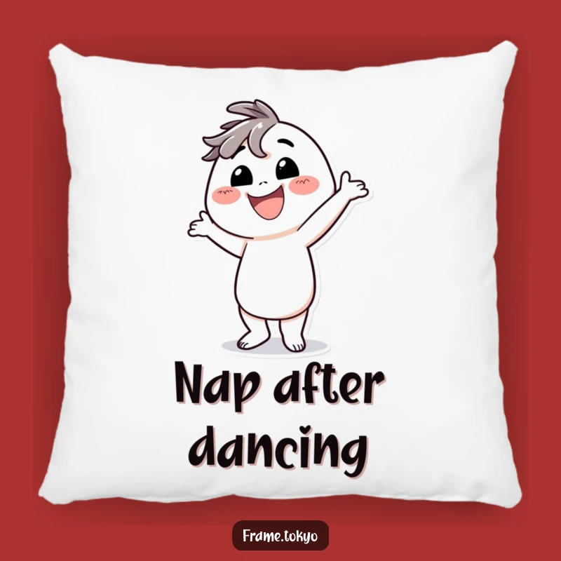 Funny Dancing Character Pillow: Cozy Comfort with Silly Dance Vibes!