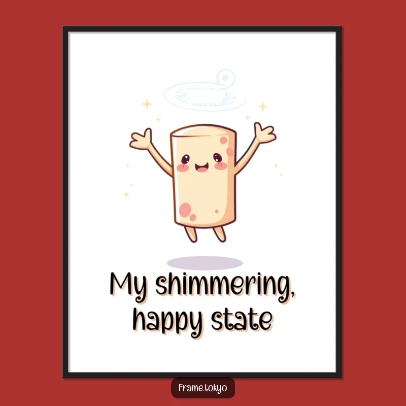 Funny Spinning Digital Art: Sparkle Halo Print, Instant Hilarious Gift for Decor