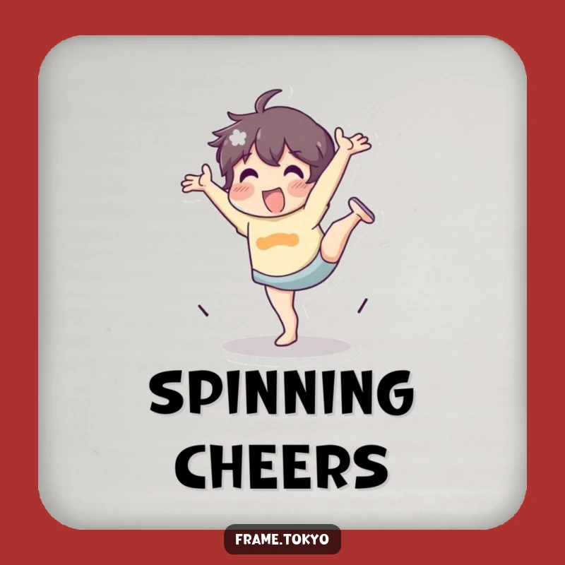 Funny Coasters: Cartwheel Energy - Protect Surfaces with Fun!