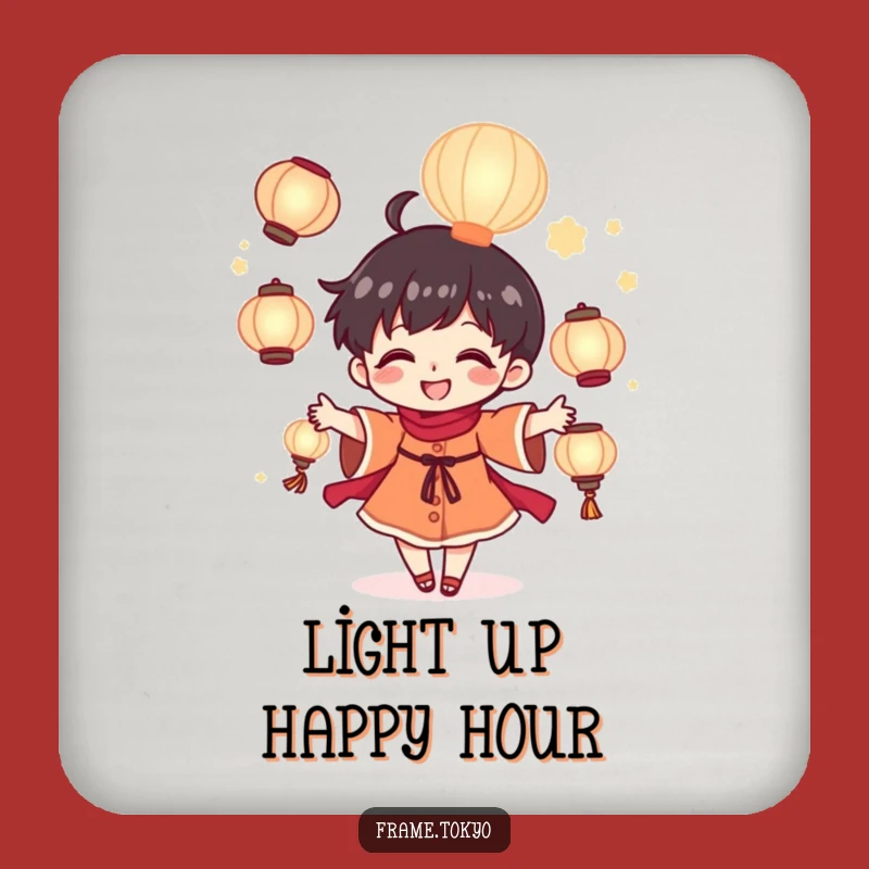 Funny Tiny Juggler Coaster Set: Whimsical Protection for Your Surfaces