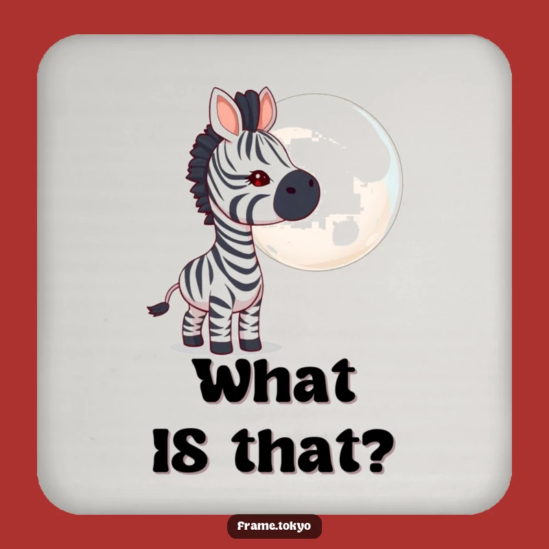 Funny Zebra Bubble Coaster: Protect Your Surfaces with This Amusing and Quirky Decor