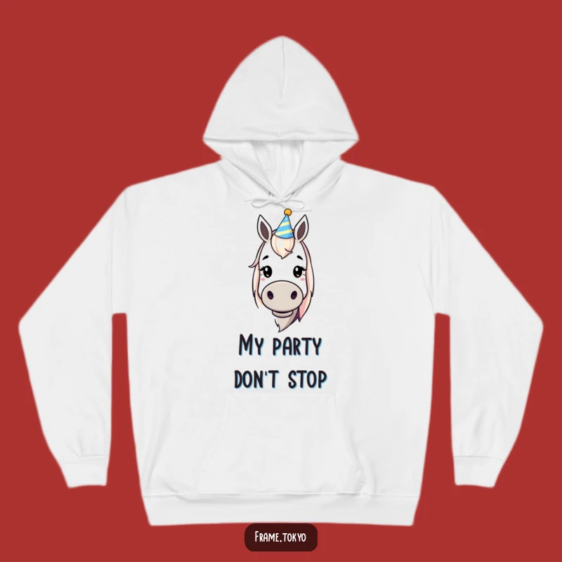 Cozy Funny Dopey Horse Party Hat Hoodie: Your New Favorite Comfy Gift!