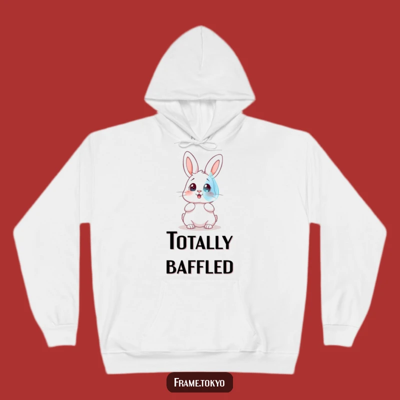 Cozy Funny Rabbit Dewdrop Hoodie: Warmth Meets Hilarious Surprise