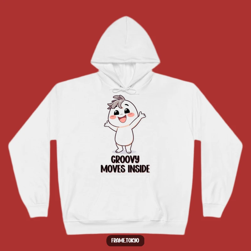 Funny Dancing Character Hoodie: Cozy Up with Silly Dance Moves!