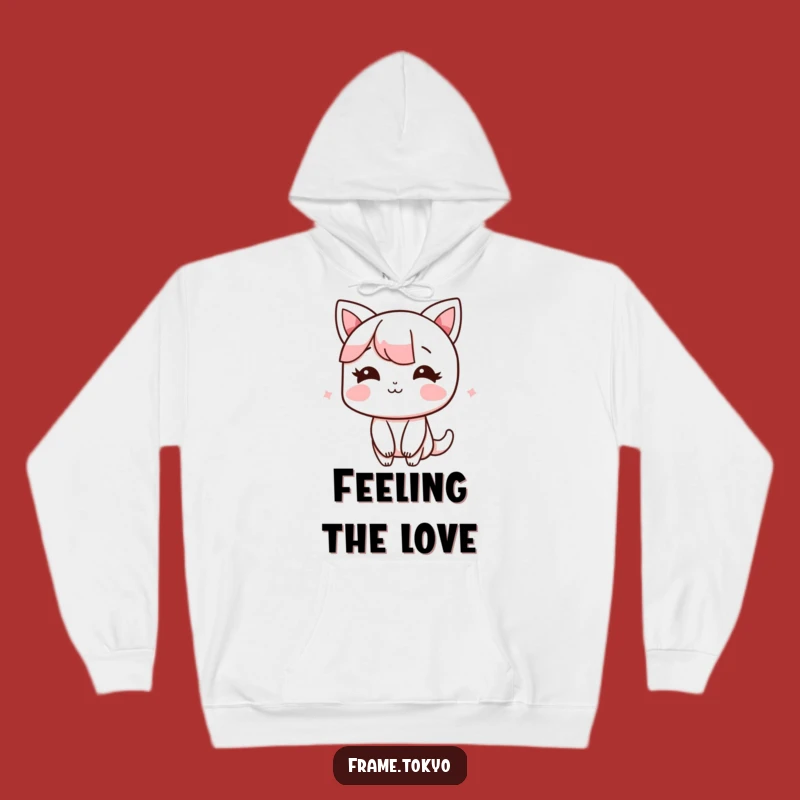 Funny Hoodie: Blushing Comfort - Cozy & Cute Gift