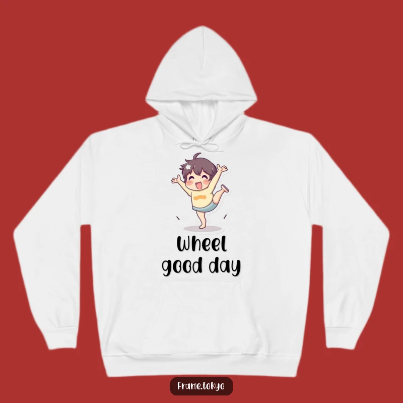 Funny Hoodie: Cartwheel Energy - Cozy & Dynamic Gift