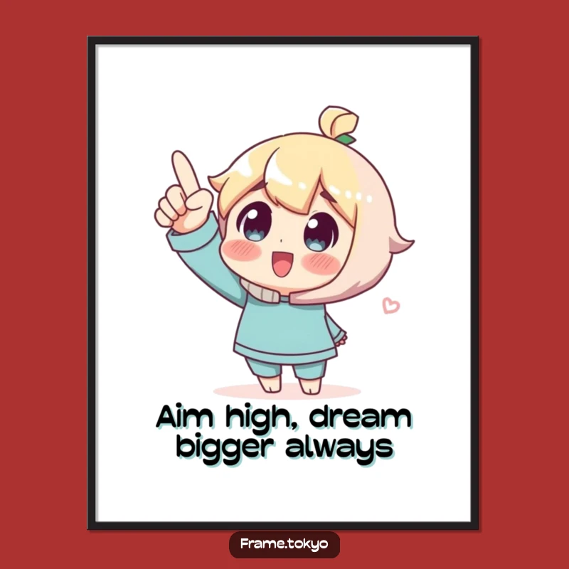 Funny Free Printable Wall Art: Pointing Wonder Character, Inspirational Downloadable Art