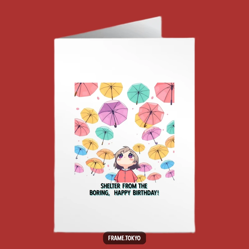 Free Printable Umbrella Sky Wonder Funny Birthday Card - DIY Humorous Downloadable Gift