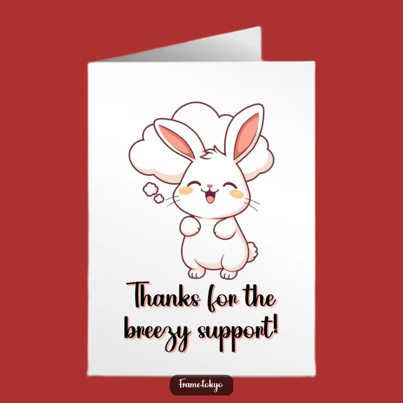 Free Printable Thank You Card: Rabbit's Cloud Tickle - Print at Home!