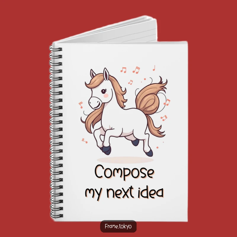 Funny Musical Horse Gallop Notebook: Compose Your Thoughts!