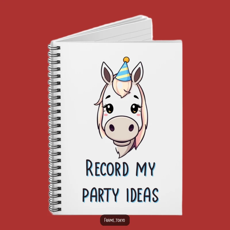 Funny Dopey Horse Party Hat Notebook: Jot Down Your Hilarious Thoughts!