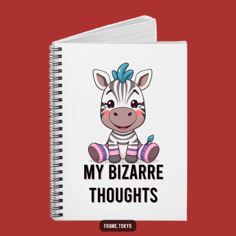 Funny Zebra Sock Journal: Hilarious Notebook for Quirky Thoughts & Ideas