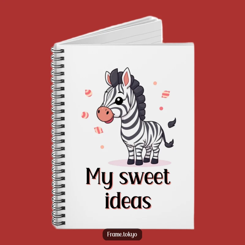 Funny Zebra Sweet Notes Notebook: Hilarious Journal for Candy Lovers' Ideas