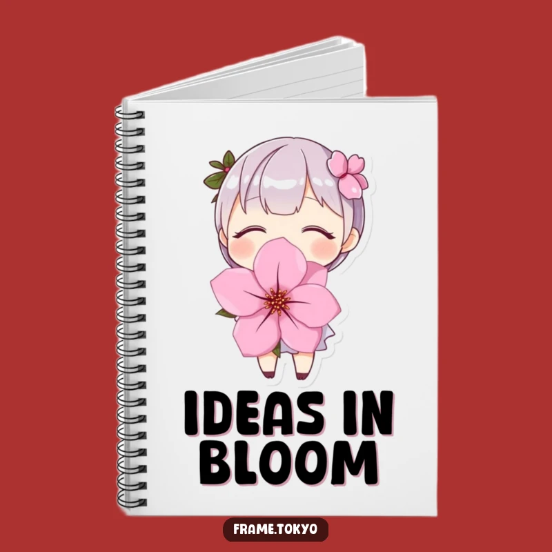 Funny Cherry Blossom Notebook: Journal Character Bloom Cover, Creative & Humorous Gift