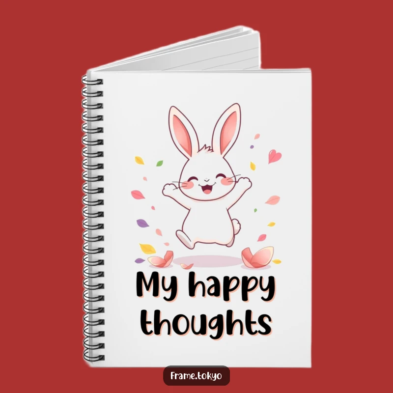 Funny Kawaii Rabbit Notebook: Joyful Leap Pages, Cheerful Ideas, Delightful Journal
