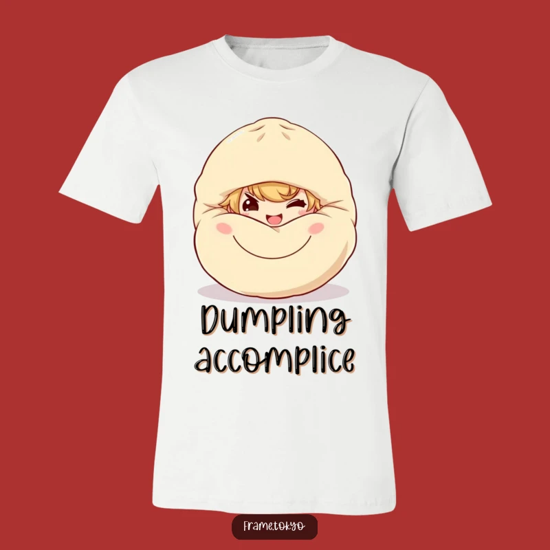 Funny Dumpling Sneak T-Shirt: Cheeky Character Tee for Foodies