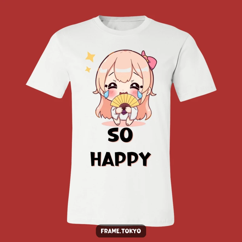Funny Happy Tears Fan T-Shirt - Wear Your Joy Hilariously!