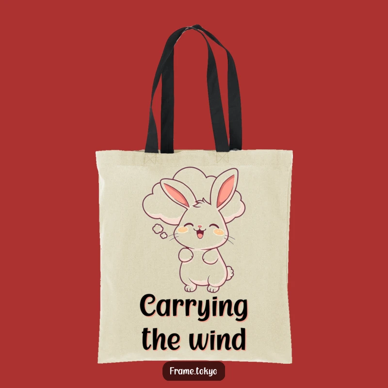 Funny Rabbit Cloud Float Tote Bag - Stylish & Humorous Carry-All for Everyday