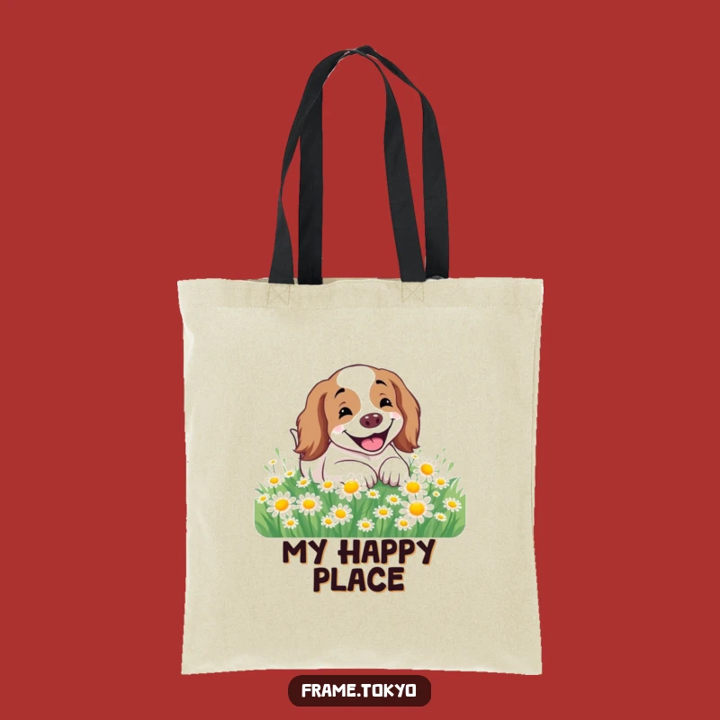 Funny Happy Spaniel Tote Bag: Carry Your Joy Everywhere!